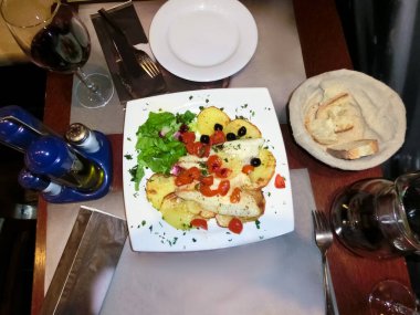 Roma, İtalya - Taverna 'nın en iyi tabağı