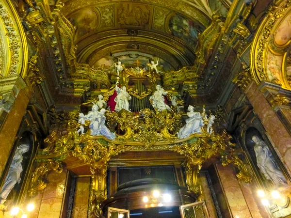 Roma Italia Mayo 2014 Iglesia Santa Maria Maddalena Vista Interior — Foto de Stock