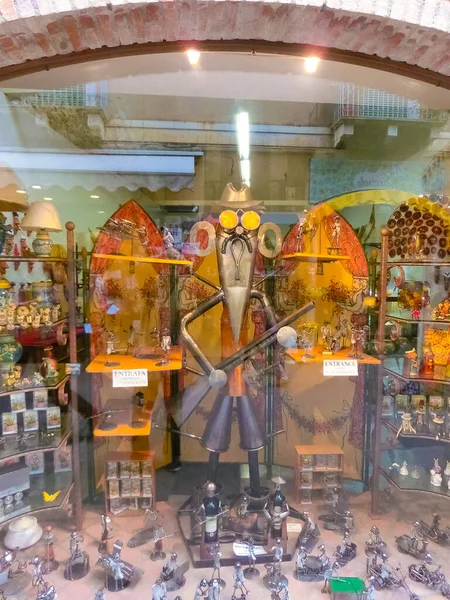 Taormina Сицилія Італія Травня 2014 Souvenir Shop Town Taormina Сицилія — стокове фото