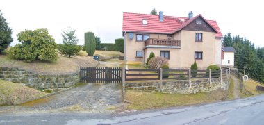 Ulusal park Sakson İsviçre 'deki küçük köy.