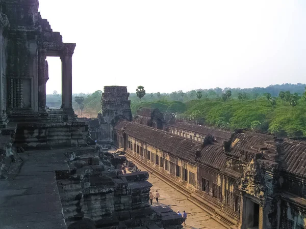 Templo Angkor Wat Siem Reap Camboya Día Soleado —  Fotos de Stock