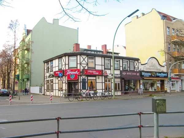 Berlin Deutschland März 2020 Blick Auf Straße Und Straße Berlin — Stockfoto