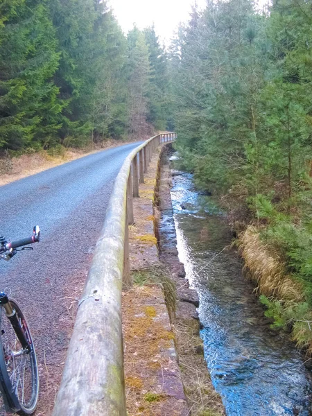 Radweg Sachsen Der Oberlausitz Frühling Sächsische Schweiz Sachsen Deutschland Europa — Stockfoto