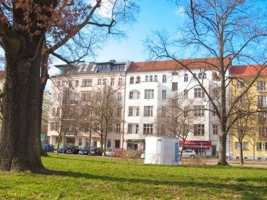 Berlin, Almanya - 03 Mart 2020 Berlin, Almanya 'da sokak ve yolda görüldü.