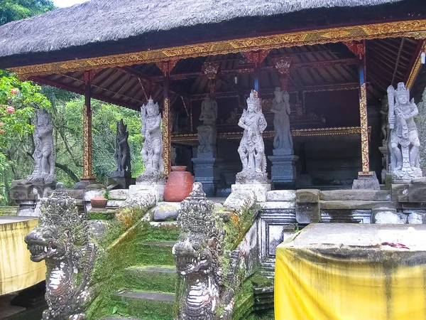 Gunung Kawi Tapınağı Candi Bali Endonezya Ormanda — Stok fotoğraf