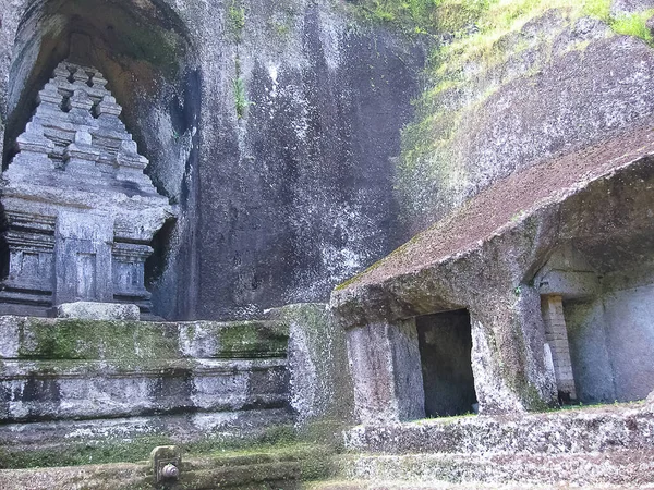 Temple Gunung Kawi Candi Dans Jungle Bali Indonésie — Photo