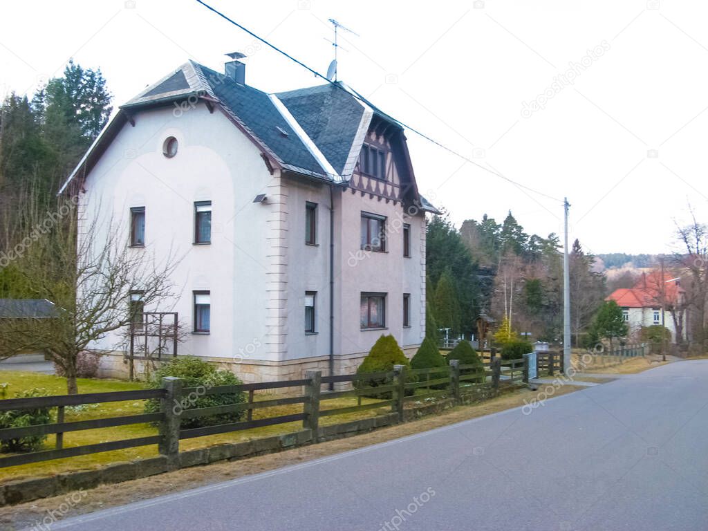 The landscape in ralbitz-rosenthal Rosenthal, district of Bautzen, Saxony, Germany