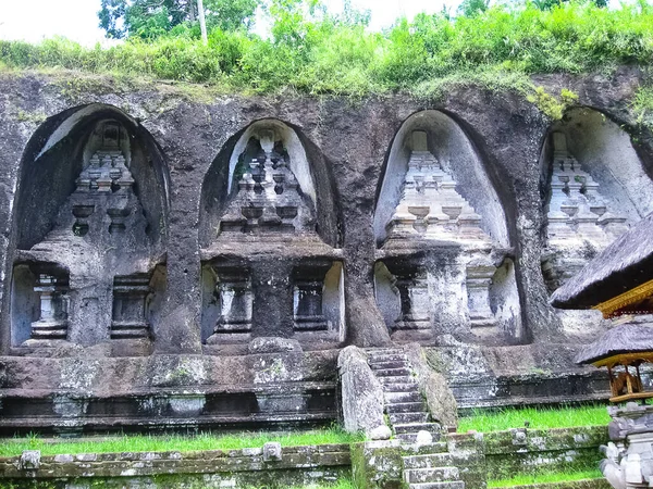 Gunung Kawi Tempel Und Candi Dschungel Von Bali Indonesien — Stockfoto