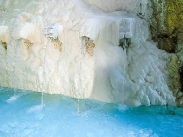 Miskolc Hungary January 2016 Tourists Enjoy Cave Thermal Water Natural — 스톡 사진
