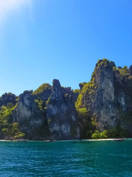 Вид Островов Пхи Пхи Андаманском Море Таиланд — стоковое фото