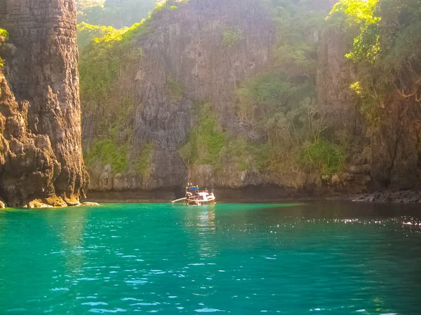 Θέα Των Νήσων Phi Phi Στη Θάλασσα Andaman Ταϊλάνδη — Φωτογραφία Αρχείου