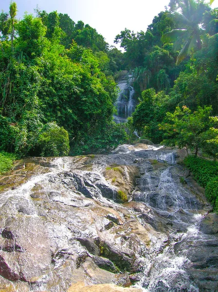 Muang Wasserfall Auf Koh Samui Thailand — Stockfoto