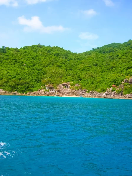 Paisaje Tropical Menudo Playa Koh Tao Tailandia — Foto de Stock