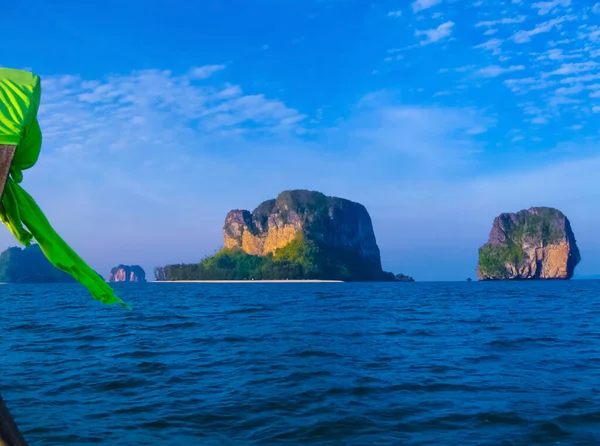 Курячий Острів Тропічний Ландшафт Railay Krabi Thailand — стокове фото