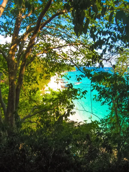 Вид Островов Пхи Пхи Андаманском Море Таиланд — стоковое фото