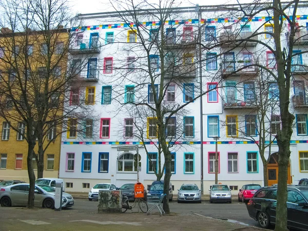 Berlijn Duitsland Maart 2020 Zicht Straat Weg Berlijn Duitsland Maart — Stockfoto