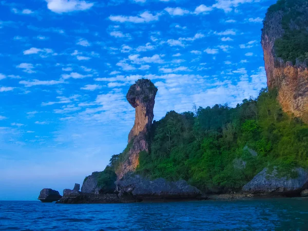 Tavuk Adası Tropikal Manzara Railay Krabi Tayland — Stok fotoğraf