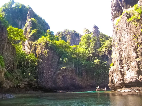 Vista Das Ilhas Phi Phi Mar Andaman Tailândia — Fotografia de Stock