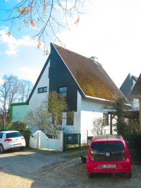 Berlin, Almanya - 03 Mart 2020 Berlin, Almanya 'da sokak ve yolda görüldü.