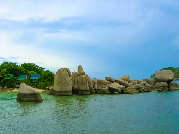 Paisaje Tropical Menudo Playa Koh Tao Tailandia — Foto de Stock