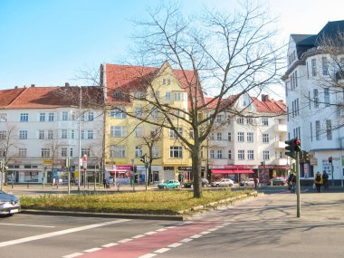 Berlin, Almanya - 03 Mart 2020 Berlin, Almanya 'da sokak ve yolda görüldü.