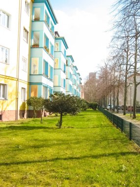 Berlin, Almanya - 03 Mart 2020 Berlin, Almanya 'da sokak ve yolda görüldü.