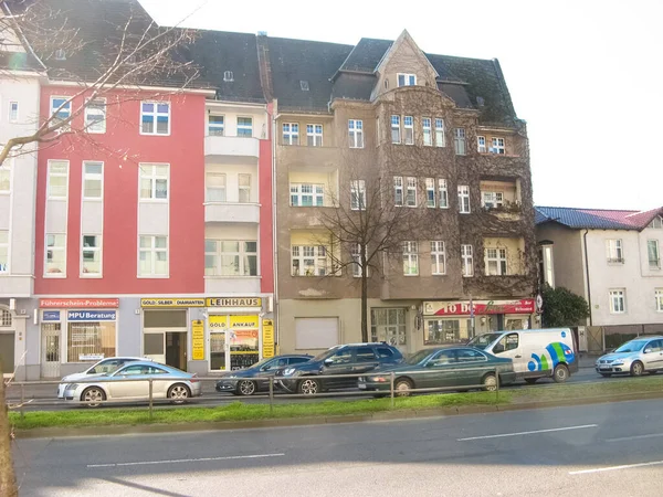 Berlin Almanya Mart 2020 Berlin Almanya Sokak Yolda Görüldü — Stok fotoğraf