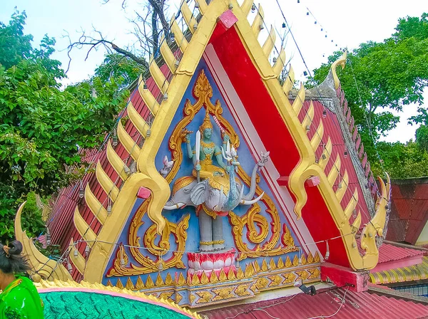 Pagoda Buddista Parte Del Complesso Del Tempio Wat Plai Laem — Foto Stock