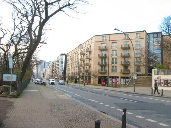 Berlijn Duitsland Maart 2020 Zicht Straat Weg Berlijn Duitsland Maart — Stockfoto