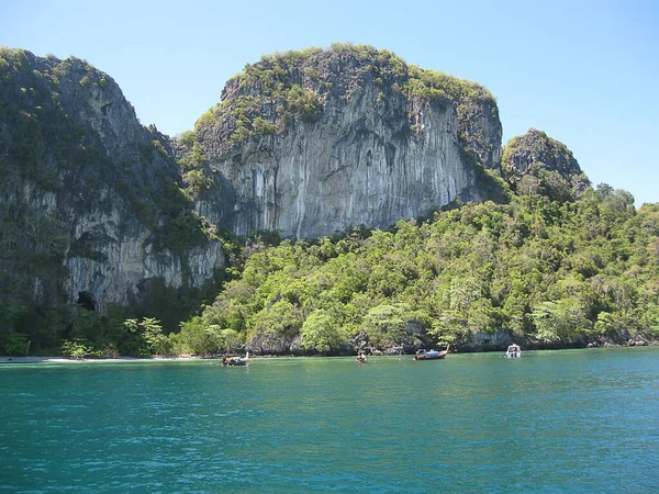 Vista Delle Isole Phi Phi Nel Mar Delle Andamane Thailandia — Foto Stock