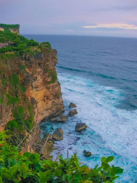 Ocean Fale Uluvatu Bali Indonezja — Zdjęcie stockowe