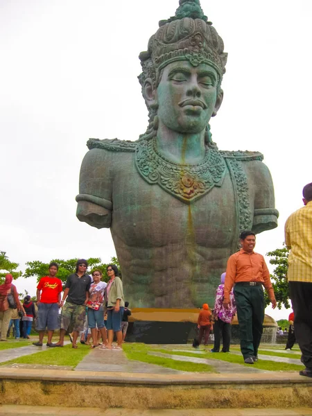 Uluwatu Bali Indonesia December 2008 Wisnu Statue Gwk Cultural Park — Fotografia de Stock