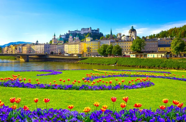 Piękny Krajobraz Alpami Salzburger Land Austria — Zdjęcie stockowe