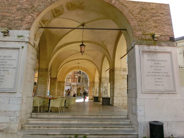 Treviso Italië September 2014 Straatarchitectuur Het Centrum Van Treviso Italië — Stockfoto
