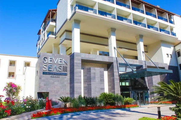 Goynuk Antalya Turkey May 2021 Lobbi Seven Seas Hotel Ultra — 스톡 사진