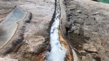 Pamukkale Travertines - Denizli Türkiye 'de.