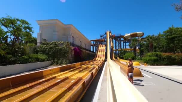 Belek Antalya Turecko Května 2021 Land Legends Theme Park — Stock video