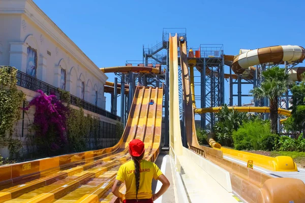 Belek Antalya Turquia Maio 2021 Parque Temático Terra Das Lendas — Fotografia de Stock