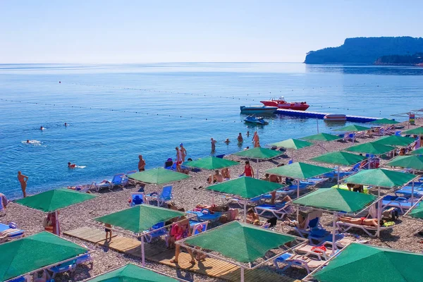 Kemer Antalya Turkey May 2021 Panorama Beach First Line Kemer — Stock Photo, Image