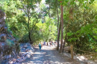 Türkiye 'nin Goynuk ve Antalya kenti yakınlarındaki güzel Harmony kanyonu.