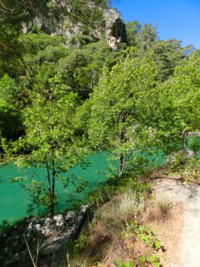 Türkiye 'nin Goynuk ve Antalya kenti yakınlarındaki güzel Harmony kanyonu.