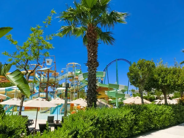 Belek, Antalya, Turquie - 15 mai 2021 : Parc d'attractions La Terre des Légendes à Belek. — Photo