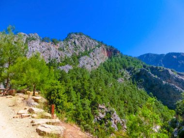 Türkiye 'nin Goynuk ve Antalya kenti yakınlarındaki güzel Harmony kanyonu.