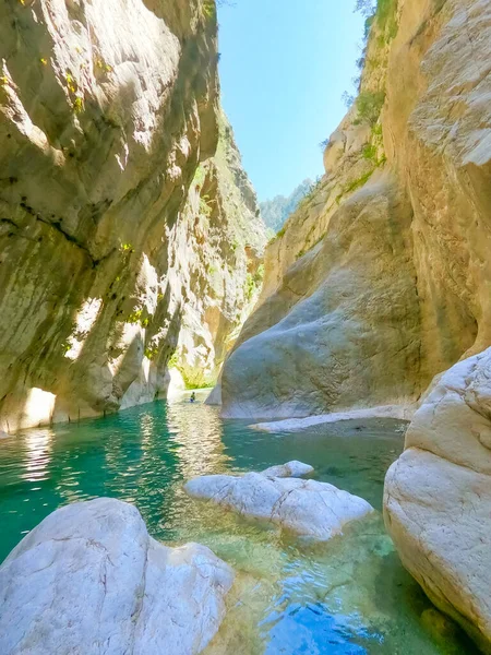 Wandern Auf Dem Lykischen Pfad Der Schlucht Der Harmonie Der — Stockfoto