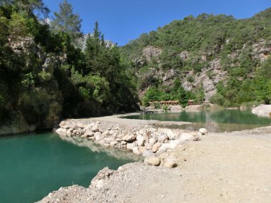 Türkiye 'nin Goynuk ve Antalya kenti yakınlarındaki güzel Harmony kanyonu.