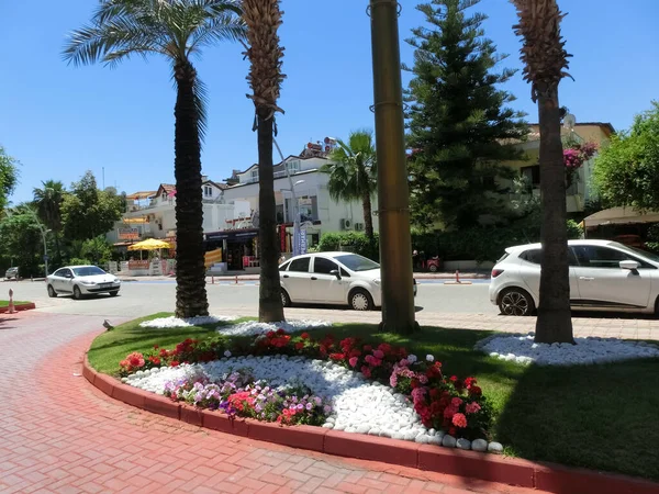 Kemer Antalya Turquía Mayo 2021 Entrada Principal Hotel Golden Lotus — Foto de Stock