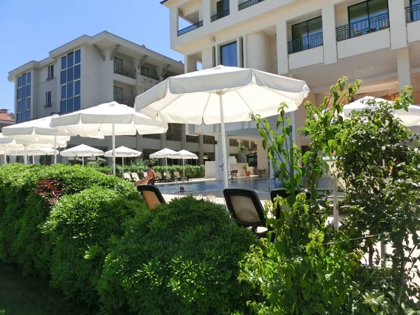 Kemer Antalya Turkey May 2021 Παραλία Golden Lotus Αστέρων Ξενοδοχείο — Φωτογραφία Αρχείου