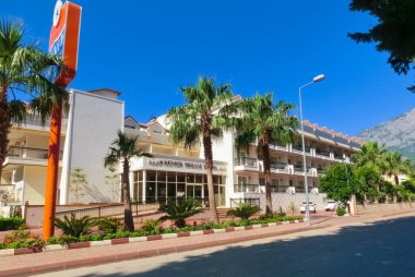 Kemer, Antalya, Türkiye - 11 Mayıs 2021: Kemer Dream Hotel 4 yıldız