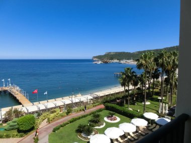 Antalya 'nın Kemer ilçesindeki sahil manzarası