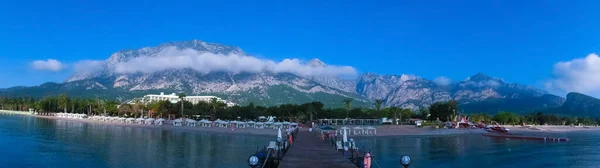 Panorama Las Montañas Playa Tauride Antalya Beldibi Turquía — Foto de Stock